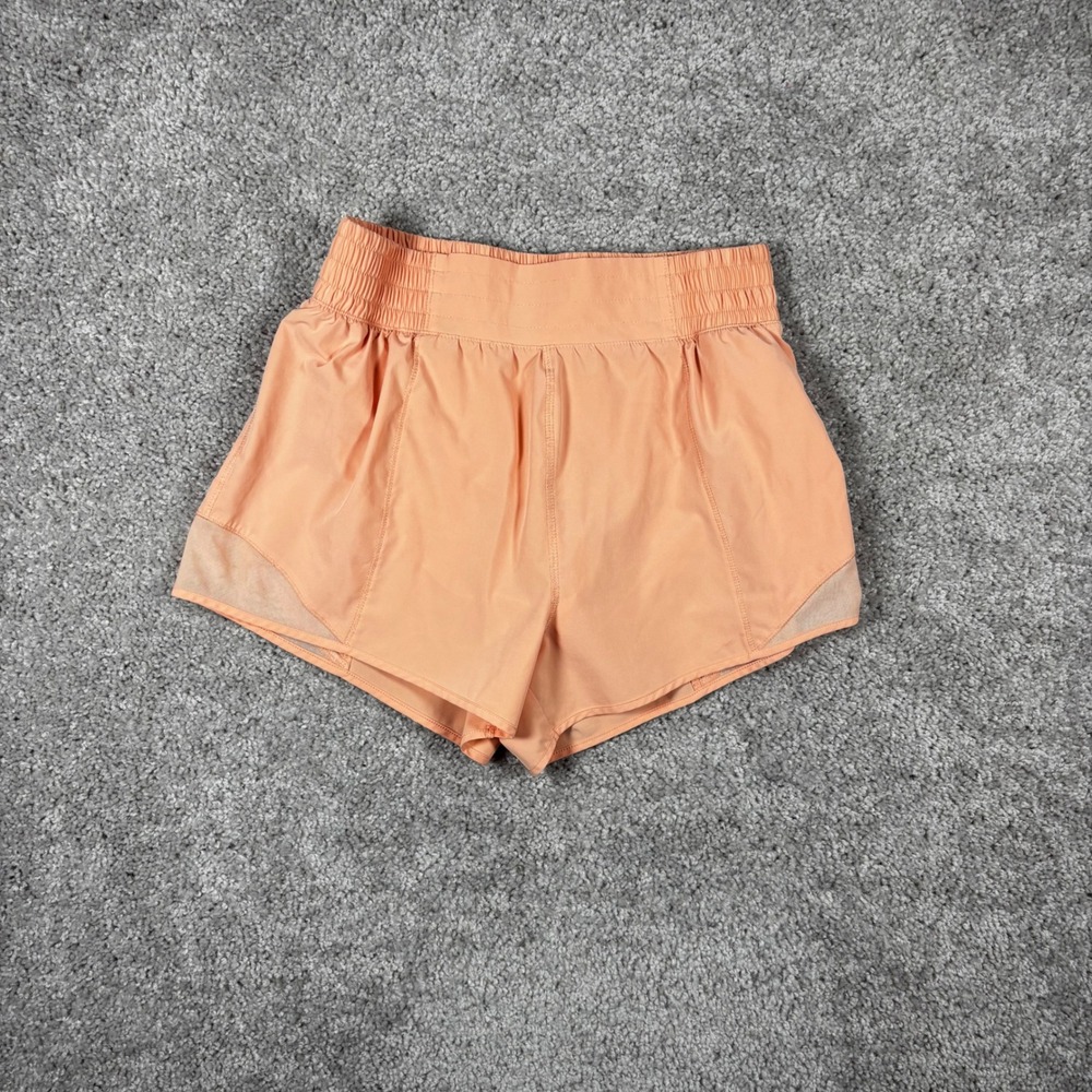 SO Womens Peach Running Shorts Size M Mesh Trim Zipper Pocket JG41A020RS1